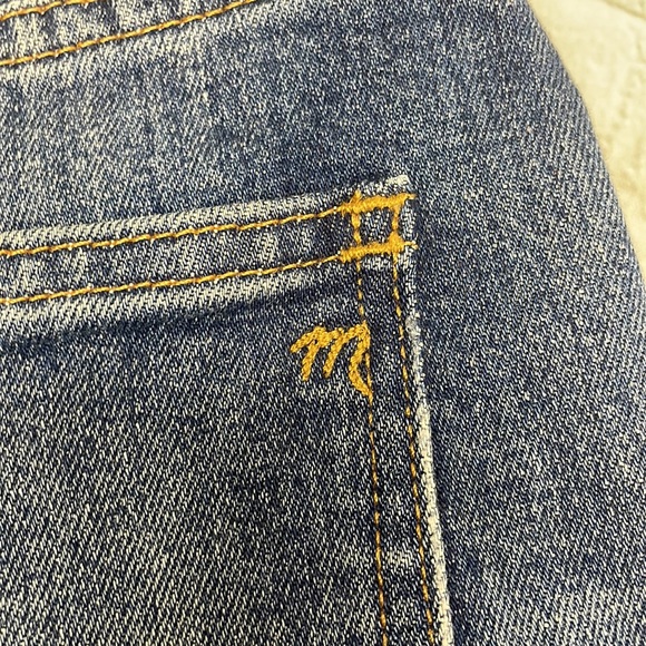 Madewell high-rise cuffed denim shorts Sz 25 - Picture 3 of 7